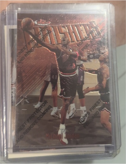 1997 Topps Finest #39 Michael Jordan Finishers — front