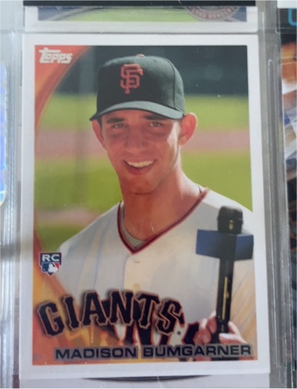 2010 Topps #105 Madison Bumgarner — front