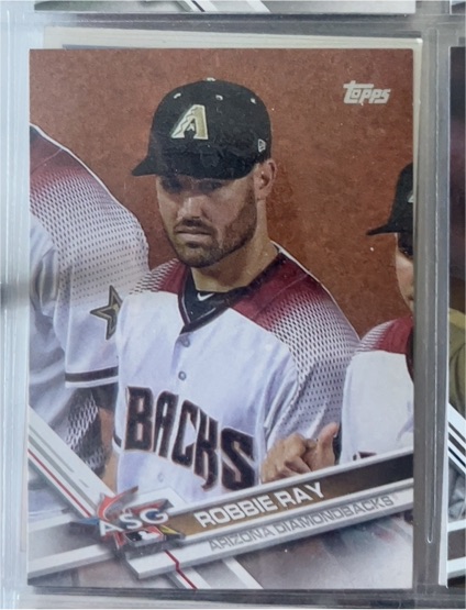 2017 Topps Update #US153 Robbie Ray Arizona Diamondbacks — front