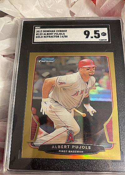 2013 Bowman Chrome #133 Albert Pujols — front