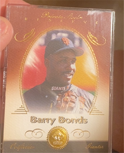 2000 Pacific Private Stock Reserve #16 Barry Bonds — front