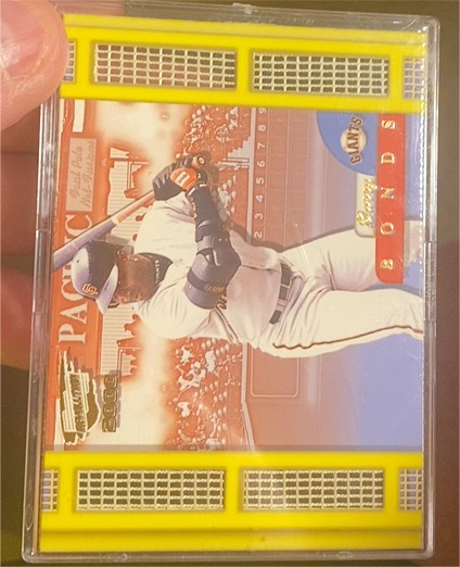 2000 Pacific Revolution Foul Pole Net-Fusions Barry Bonds — front