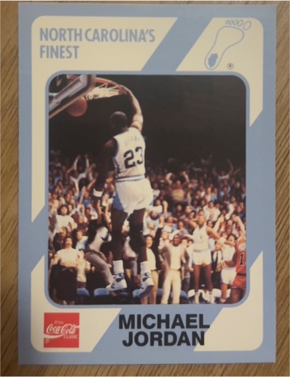 1989 Collegiate Collection #16 Michael Jordan North Carolina Tar Heels — front