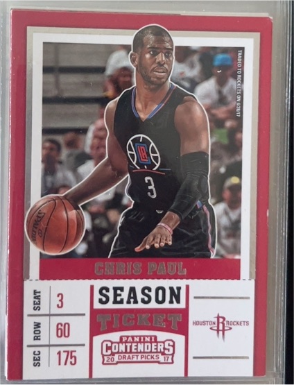2017-18 Panini Contenders Draft Picks #8 Chris Paul — front