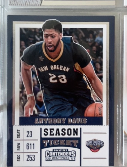 2017 Panini Contenders Draft Picks #2 Anthony Davis — front