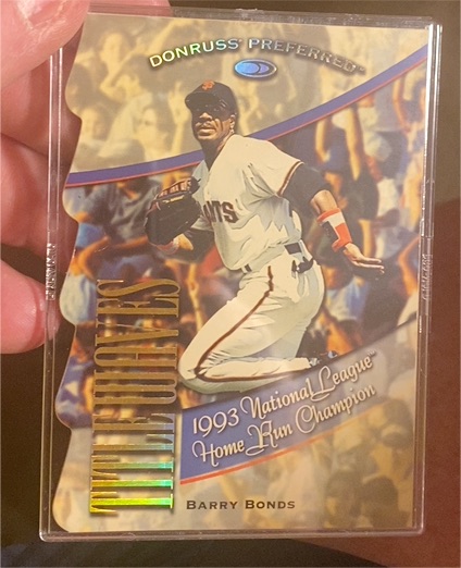 1998 Donruss Preferred Title Waves Barry Bonds — front