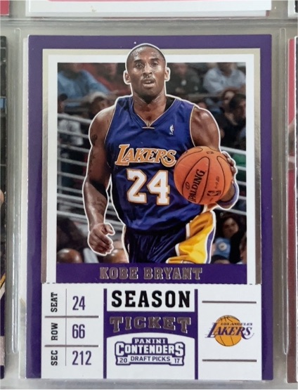 2017 Panini Contenders Draft Picks #31 Kobe Bryant — front