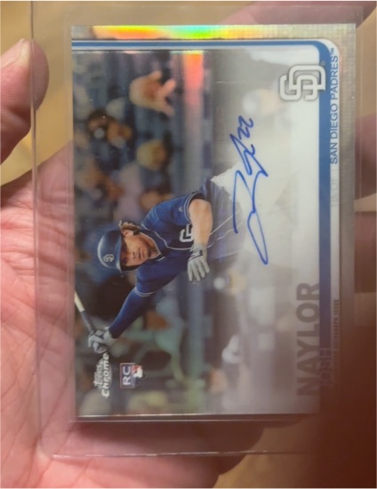 2019 Topps Chrome Update #CUA-JN Josh Naylor Autographs — front