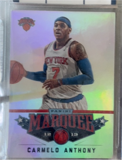 2012-13 Panini Marquee #38 Carmelo Anthony — front