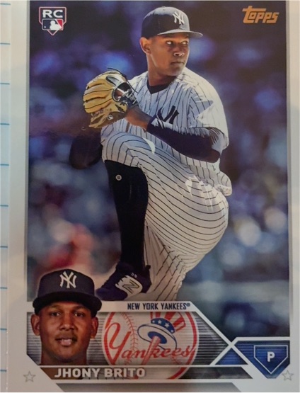 2023 Topps Update #US279 Jhony Brito — front