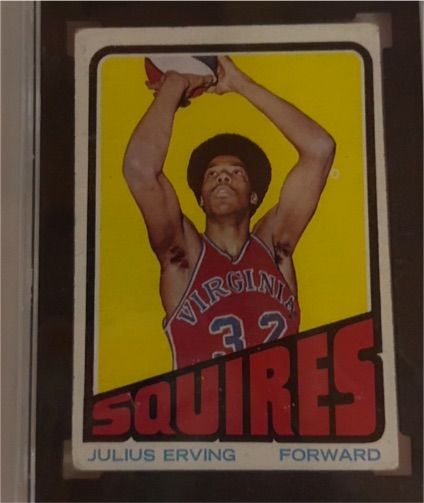 1972 Topps #195 Julius Erving — front