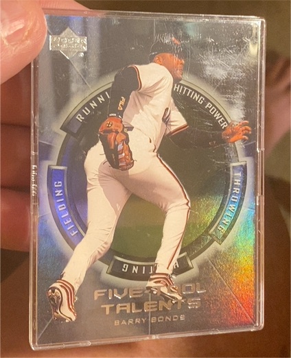 2000 Upper Deck Five-Tool Talents #FT2 Barry Bonds — front