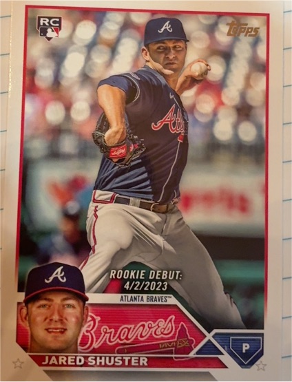 2023 Topps Update #US309 Jared Shuster — front