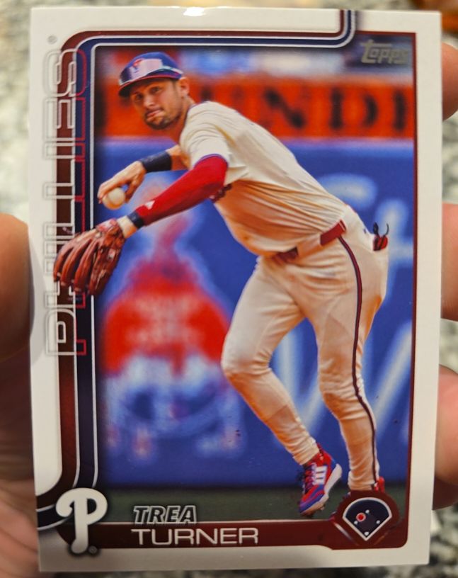 2025 Topps #450 Trea Turner — front