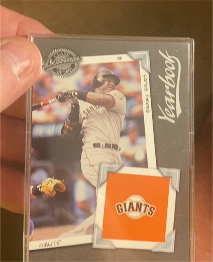 2001 Donruss Class of 2001 Yearbook #YB1 Barry Bonds — front