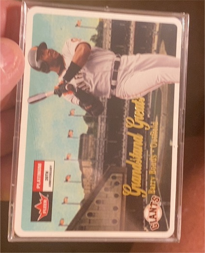 2001 Fleer Platinum Grandstand Greats #GG7 Tony Gwynn — front
