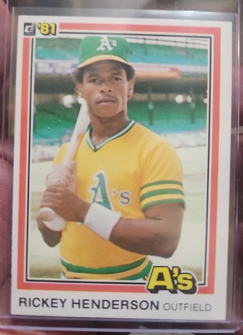 1981 Donruss #119 Rickey Henderson — front