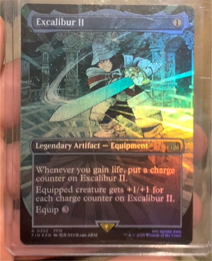 2025 Magic: The Gathering Final Fantasy #352 Excalibur II — front