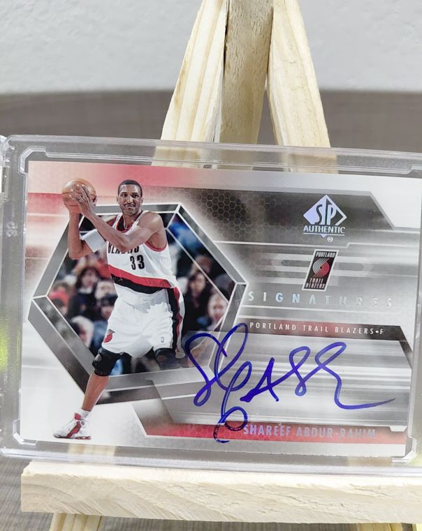 2004-05 Upper Deck SP Authentic Signatures #SP-SA Shareef Abdur-Rahim — front