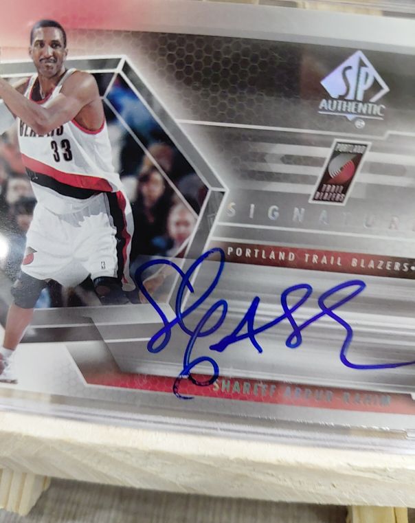 2004-05 SP Authentic Signatures #SP-DW Shaedon Sharpe — front