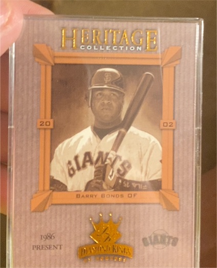 2002 Donruss Diamond Kings Heritage Collection #HC-20 Barry Bonds — front