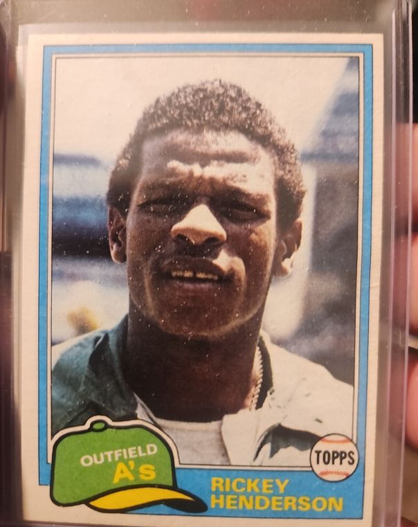 1981 Topps #261 Rickey Henderson — front