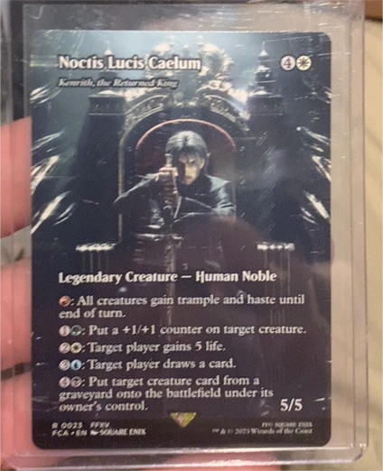 2021 Magic: The Gathering Final Fantasy #023 Noctis Lucis Caelum — front