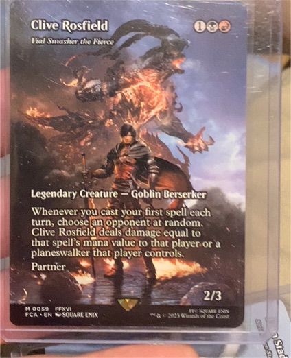 2023 Final Fantasy: Through the Ages #0059 Clive Rosfield - Vial Smasher the Fierce — front