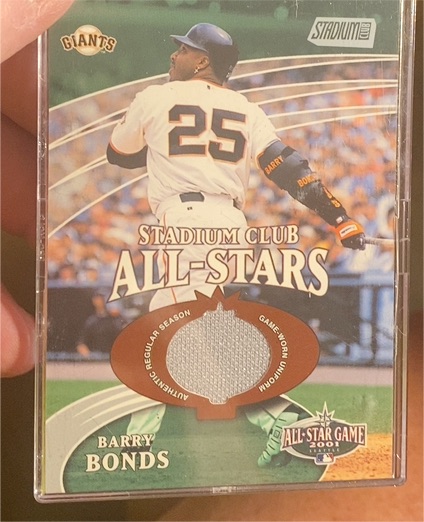 2001 Topps Stadium Club All-Stars #SCAS-BB Barry Bonds — front