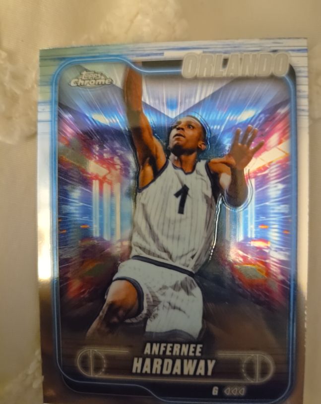 2024-25 Topps Chrome #68 Anfernee Hardaway Orlando Magic — front