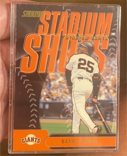 2002 Topps Stadium Club Stadium Shots #SS5 Barry Bonds — front
