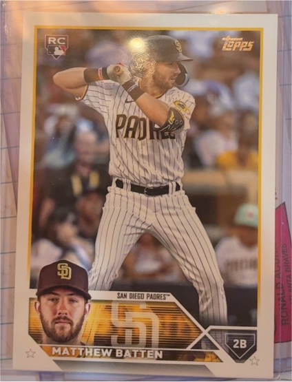 2023 Topps Update #US38 Matthew Batten — front