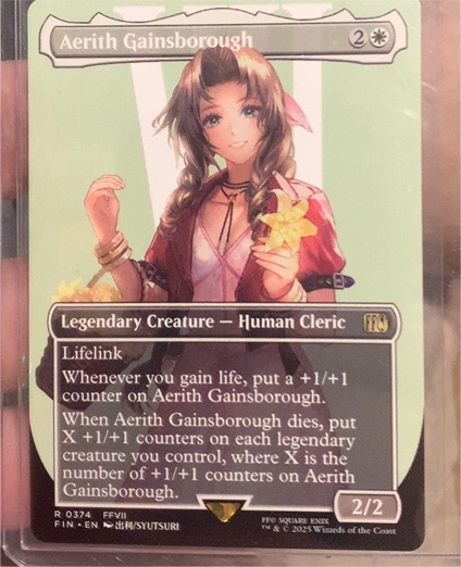 2025 Final Fantasy #0374 Aerith Gainsborough — front