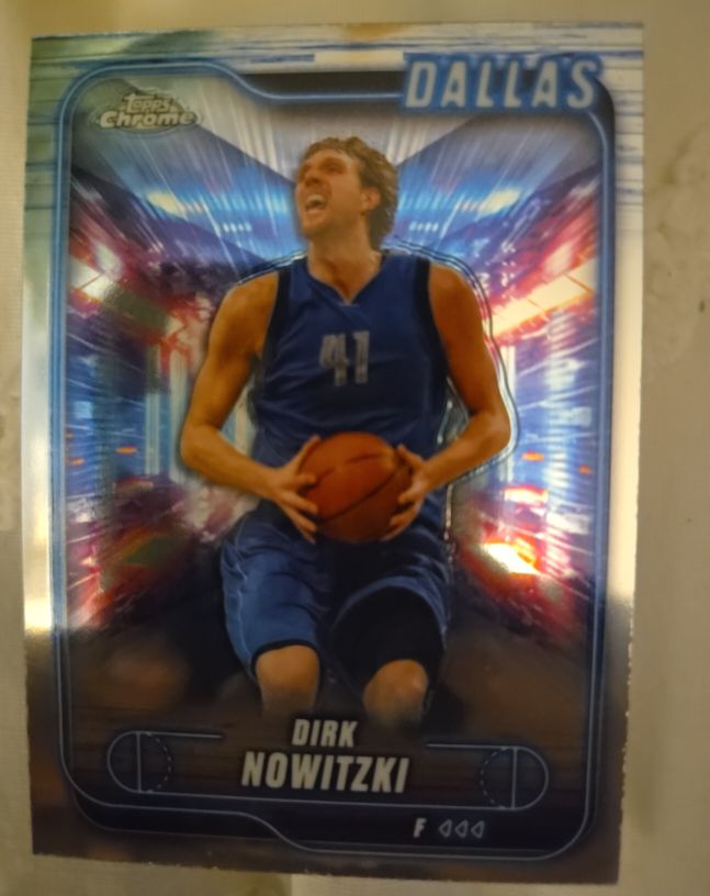 2024-25 Topps Chrome #197 Dirk Nowitzki — front