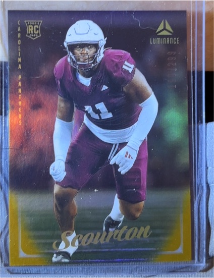 2025 Panini Luminance #155 Nic Scourton — front