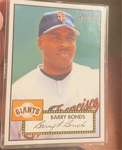 2001 Topps Heritage #31 Barry Bonds — front