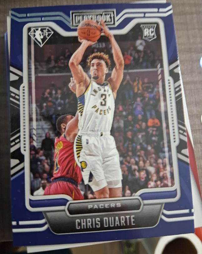 2021-22 Panini Chronicles Playbook #278 Chris Duarte — front