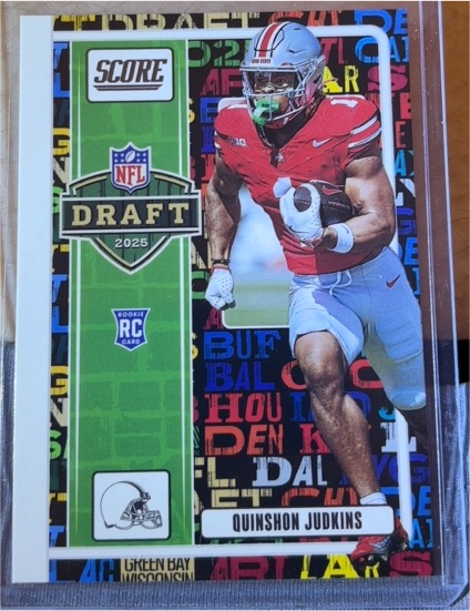 2025 Panini Score NFL Draft #6 Quinshon Judkins — front