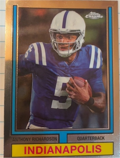 2024 Topps Chrome 1974 Topps Football #74TF-25 Anthony Richardson — front