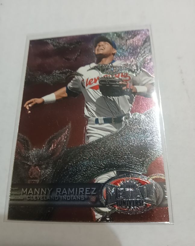 1997 Fleer Metal Universe #86 Manny Ramirez — front