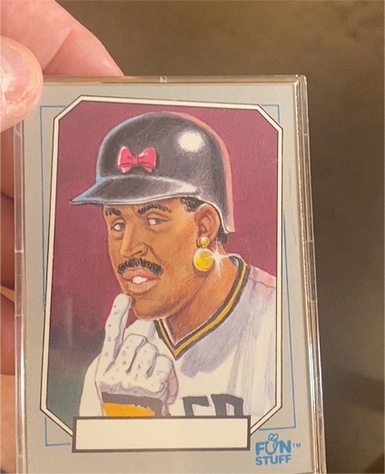 1992 Confex Baseball Enquirer #22 Barry Bonds — front