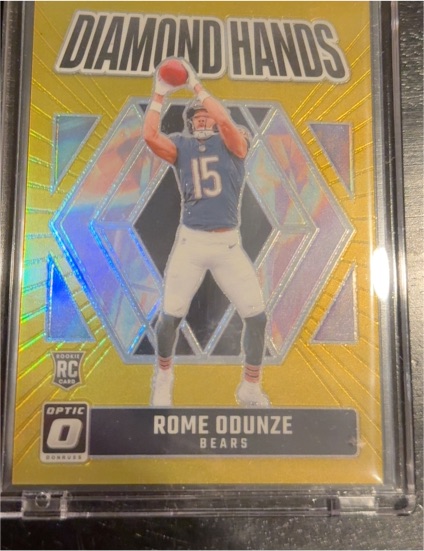 2024 Panini Donruss Optic #1 Rome Odunze Diamond Hands — front