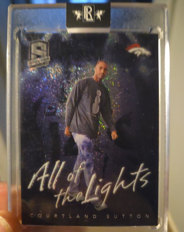 2024 Panini Spectra #AOL-CS Courtland Sutton All of the Lights — front