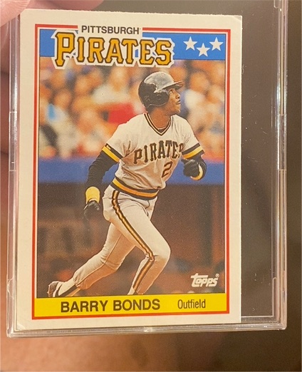 1988 Topps UK Minis #5 Barry Bonds — front
