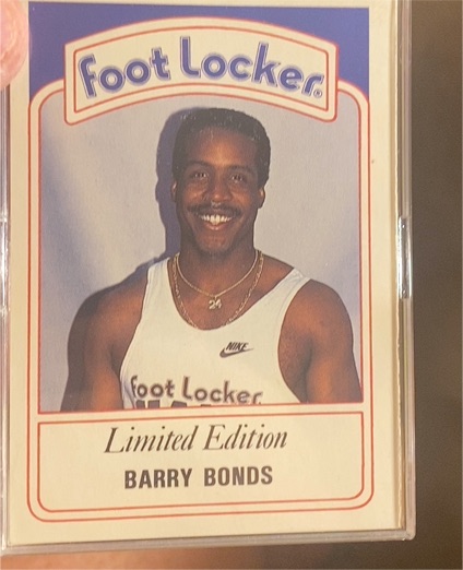 1991 Foot Locker Slam Fest #3 Barry Bonds — front