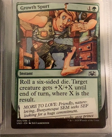 2020 Magic: The Gathering Unsanctioned #064 Growth Spurt — front