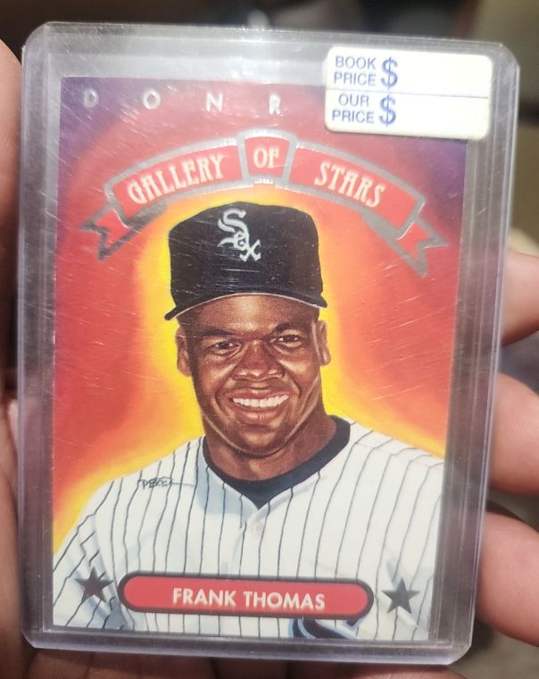 1992 Donruss Gallery of Stars #GS-12 Frank Thomas — front