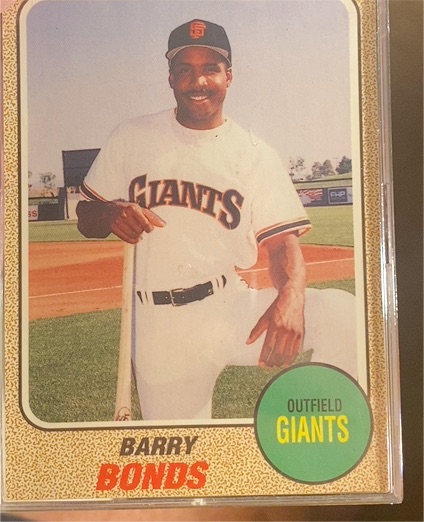 1968 Topps #429 Barry Bonds — front