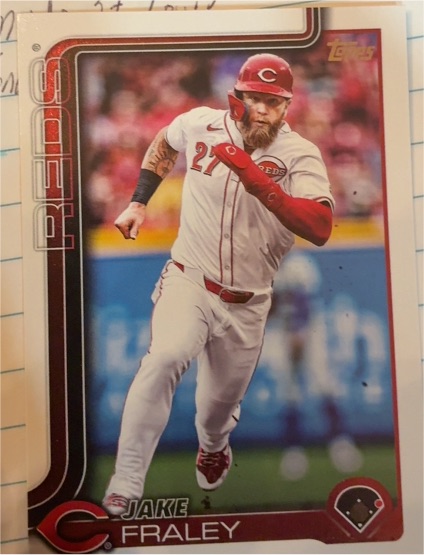 2025 Topps Series 2 #675 Jake Fraley — front
