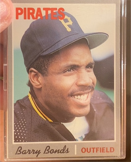 1992 Baseball Cards Magazine '70 Topps Replicas #BBC3 Barry Bonds — front